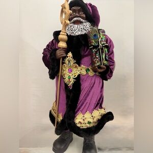 Santa Purple and Gold